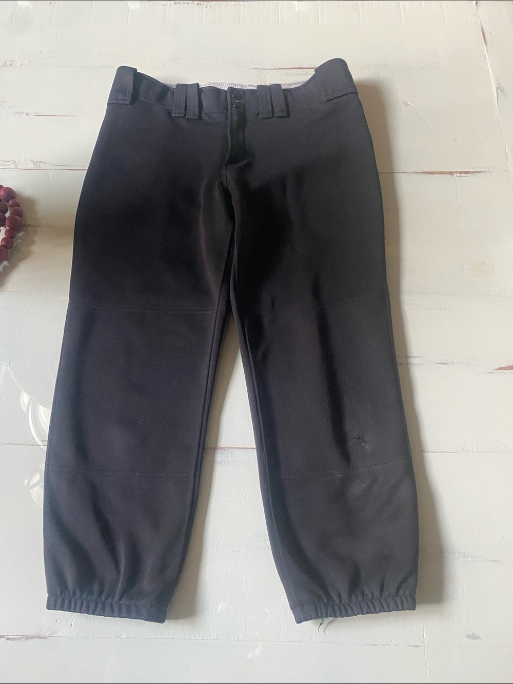 womens Black Athletic softball Pants
